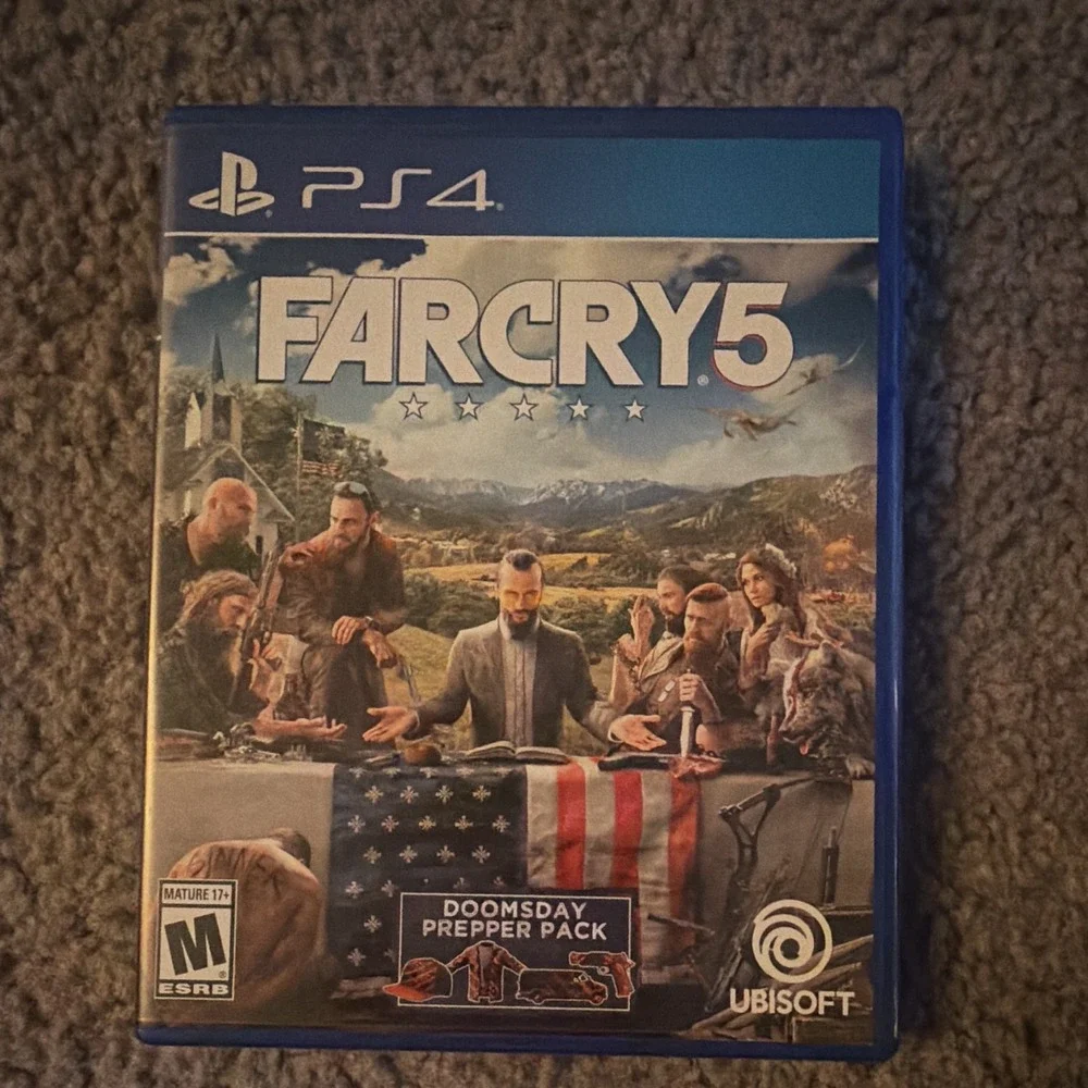 Far Cry 5 + Far Cry Primal PS4 Game Lot Bundle Complete Ubisoft PlayStation 4